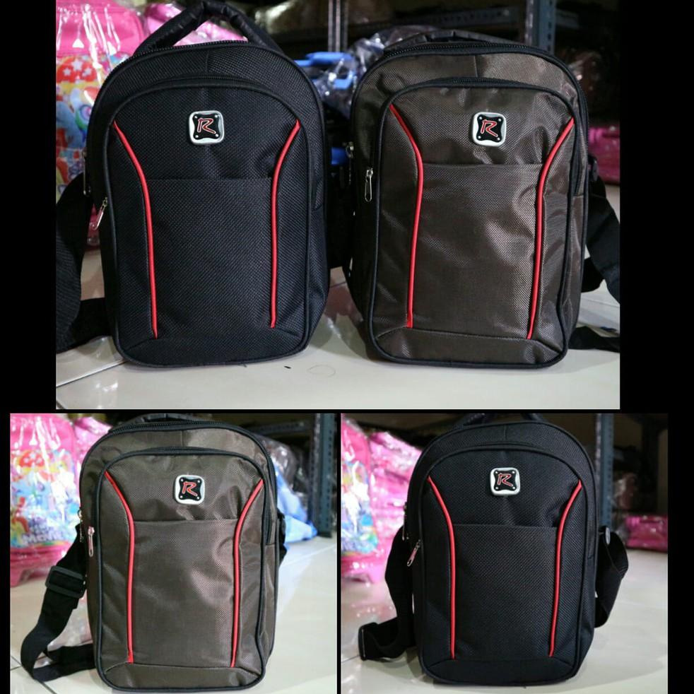 Tas Selempang Slempang Slingbag Pria Laki-Laki Cowo Murah Tempat Dompet HP Kunci ‑ VI.21De22ˢ