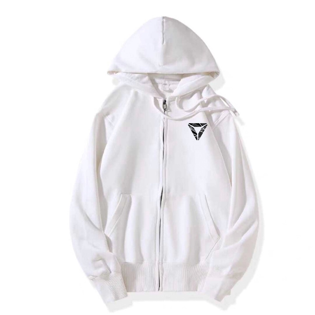 INDOSAN-SWEATER SLETING RBK-SWEATER DISTRO ZIPPER BAHAN FLEECE-GAMBAR DTF PRINTING-REAL PICT-BISA COD