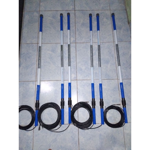 ANTENA HT FLOWER POT DUALBAND KABEL RG58 PANJANG 10 METER