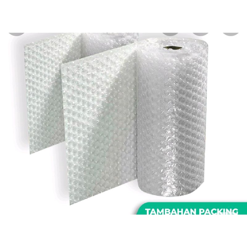 

tambahan paking bublewrap untuk paket