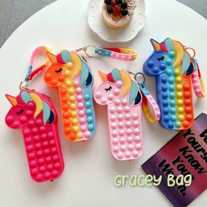 

TEMPAT PENSIL POP IT / TEMPAT PENSIL LUCU / TEMPAT PENSIL JELLY IMPOR