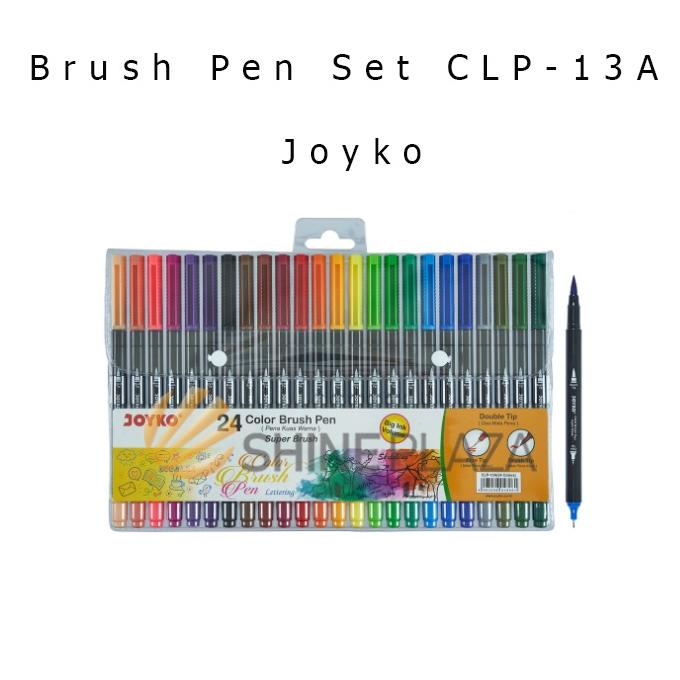 

COLOR BRUSH PEN 24 COLORS - PENA KUAS WARNA JOYKO CLP-13A MURAH TERLARISS...,,,,,