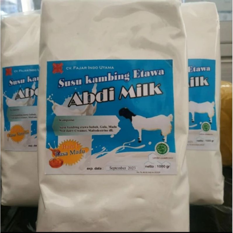 Vanilla Non Sugar Susu Bubuk Kambing Etawa