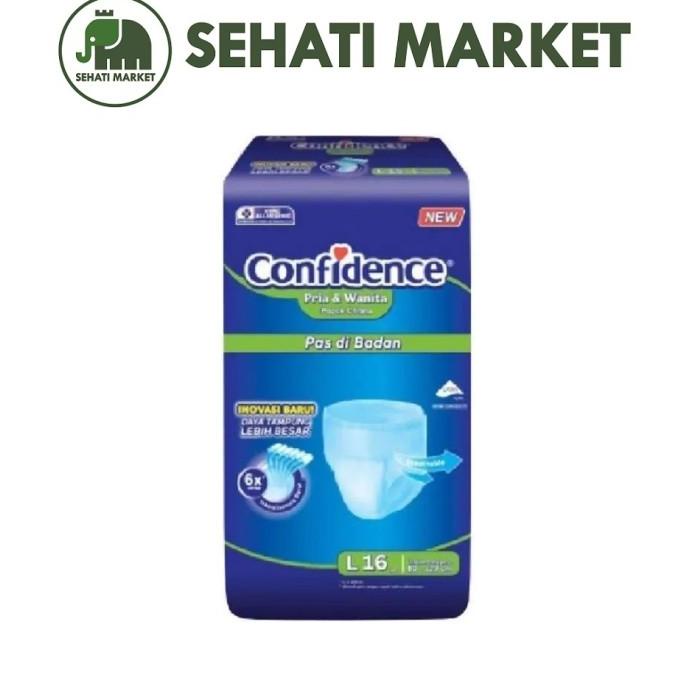 CONFIDENCE POPOK CELANA DEWASA HEAVY FLOW L16 L 16