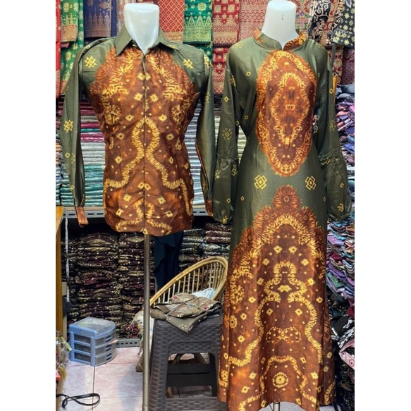 Couple Jumputan Sutra