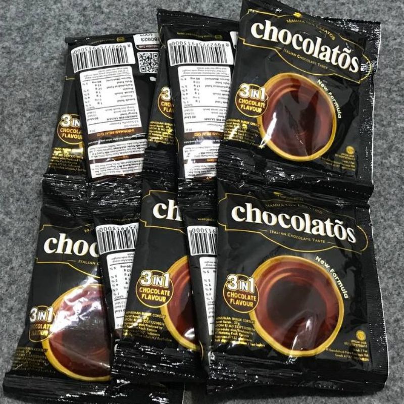 

Chocolatos Rasa Cokelat Italia 1 Renteng isi 10 pcs/bungkus