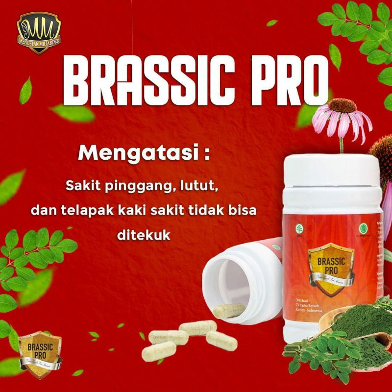 Brassic Pro 100% Original isi 40 Kapsul