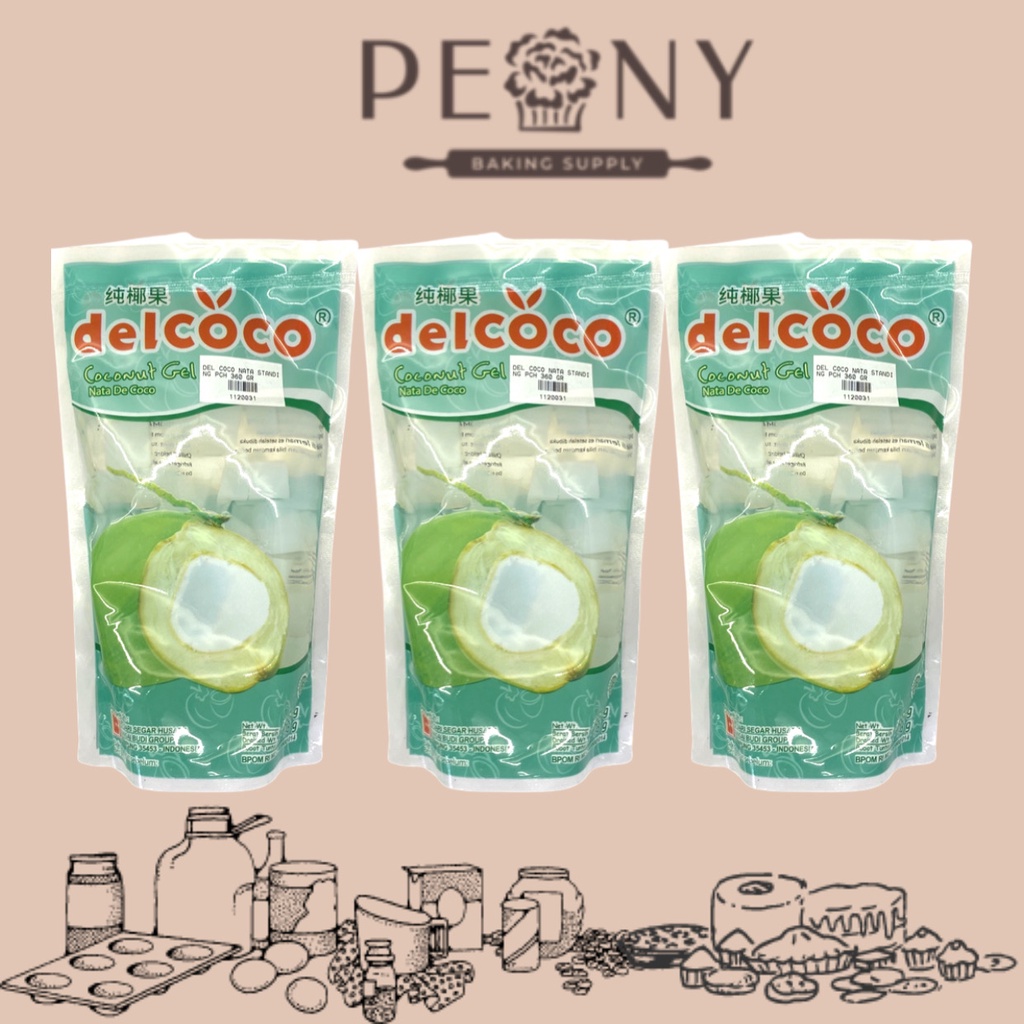 DEL COCO NATA DE COCO STANDING POUCH 360 GR