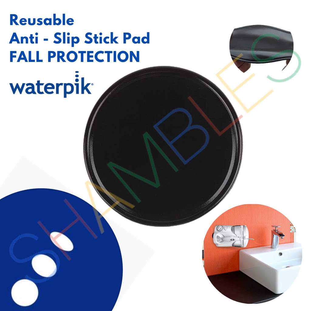 

WATERPIK Anti Slip Stick Pad Reuseable Fall Protection