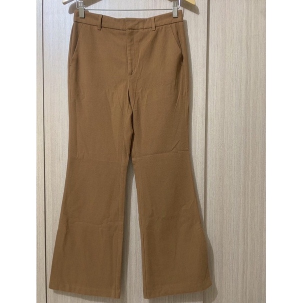 Uniqlo Brown Flare Pants
