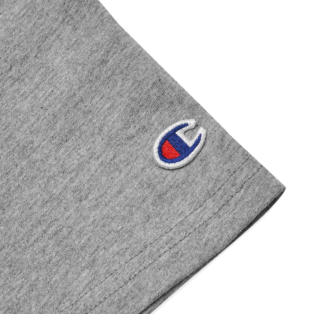 Champion Small Script Logo T-Shirt Grey