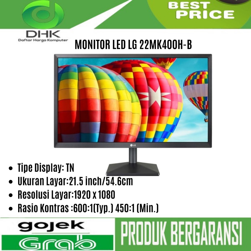 Monitor LED LG 22MK400H B