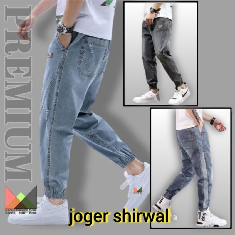 CELANA JEANS JOGER / JOGER SIRWAL - SHIRWAL JEANS / ANKLE PANTS JOGER UNISEX