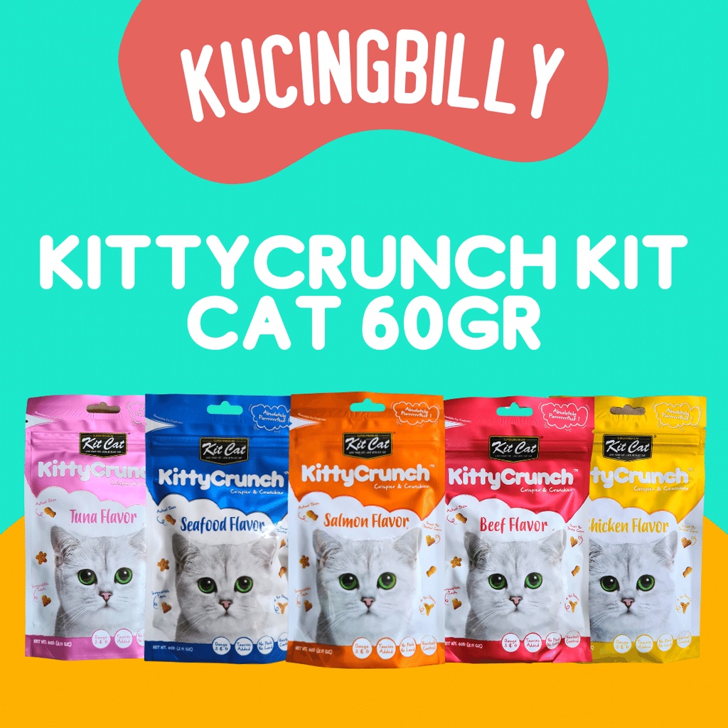 KittyCrunch Kit cat 60gr Snack kucing