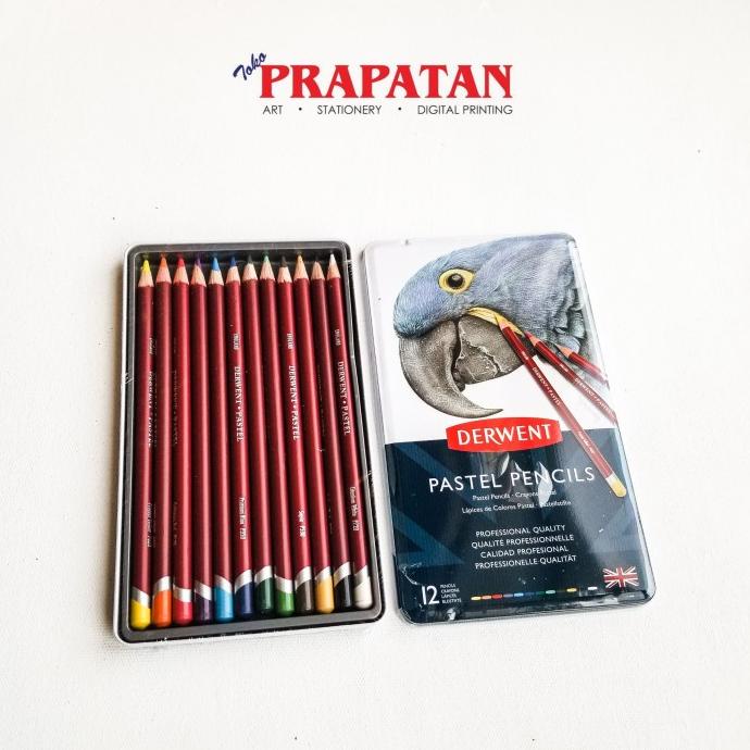

Pensil Warna Derwent Pastel Pencils 12 Colour / Crayons Pastel