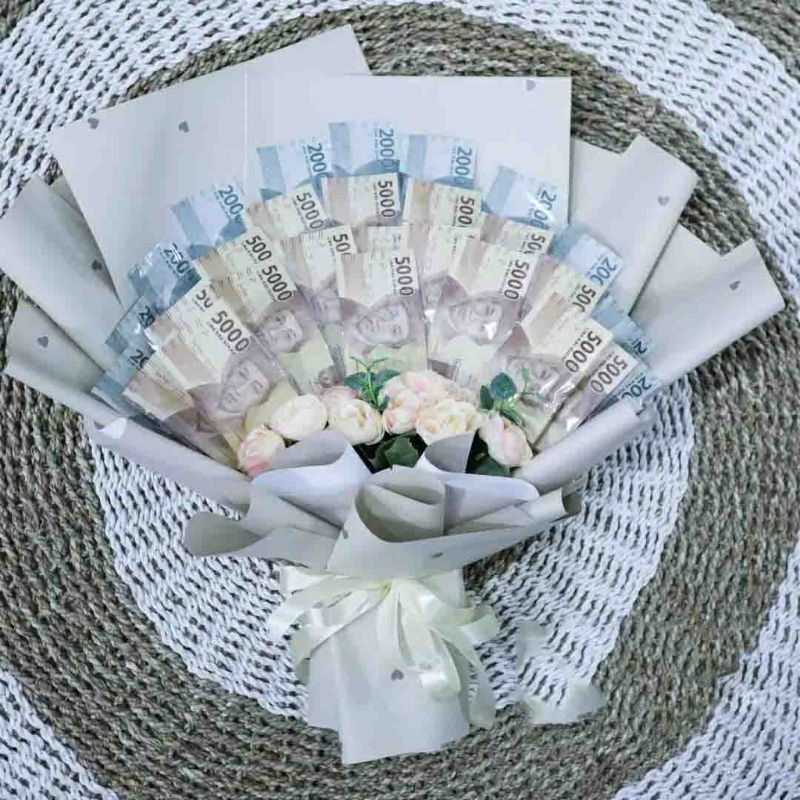 

Buket Bouquet wisuda-acara besar-mahar boneka coklat snack bisa request