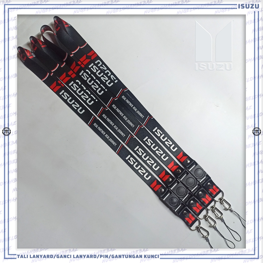 

TALI LANYARD GANTUNGAN ID CARD/HP/KUNCI/DLL.. ISUZU
