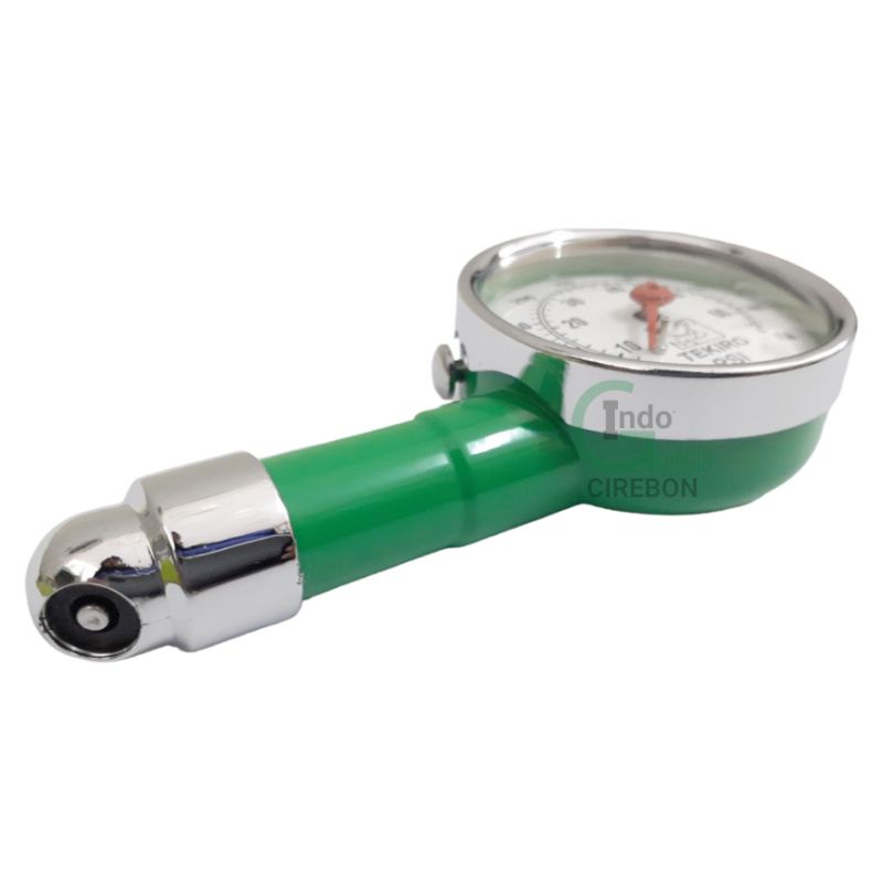 TEKIRO Alat Ukur Tekanan Angin Ban Mobil Motor 0-60PSI Tire Pressure Gauge Lonceng Pengukur Angin Ban