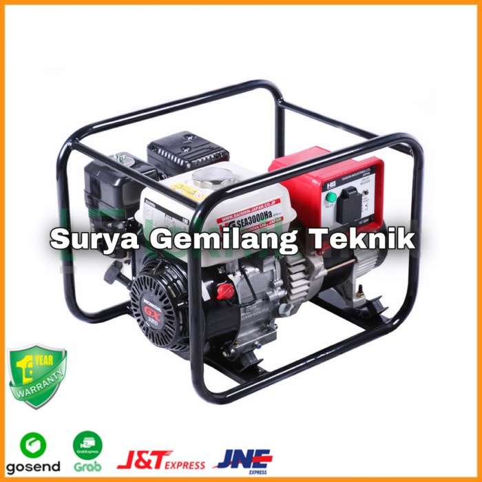 Mesin Genset Generator Bensin Honda Daishin Sea3000 Ha (2,2 Kva)