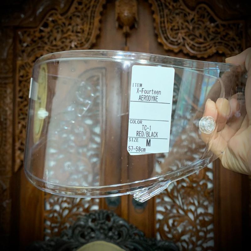 FLAT VISOR SHOEI X14 ORIGINAL VISOR CLEAR SHOEI X14 ORIGINAL VISOR X SPIRIT III VISOR X SPIRIT 3