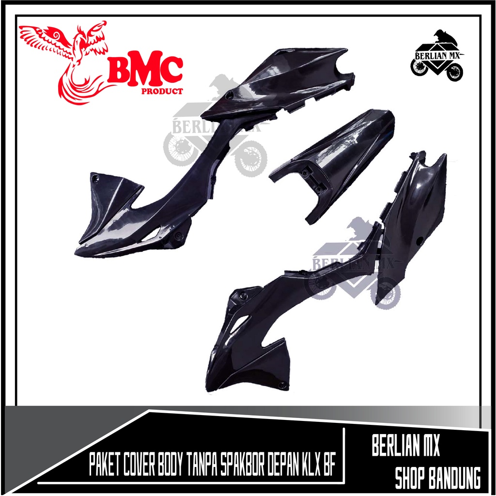 Paket Cover Body KLX BF Tanpa Spakbor Depan