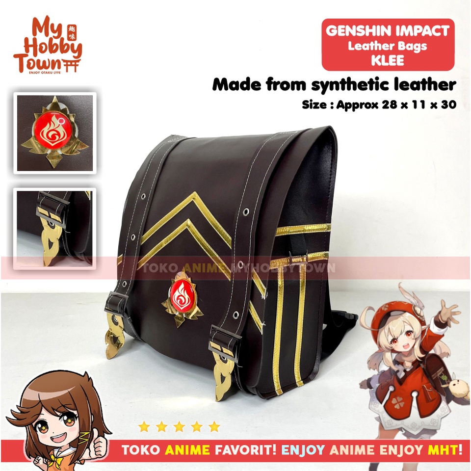 Tas Backpack Ransel Anime Game Genshin Impact Klee