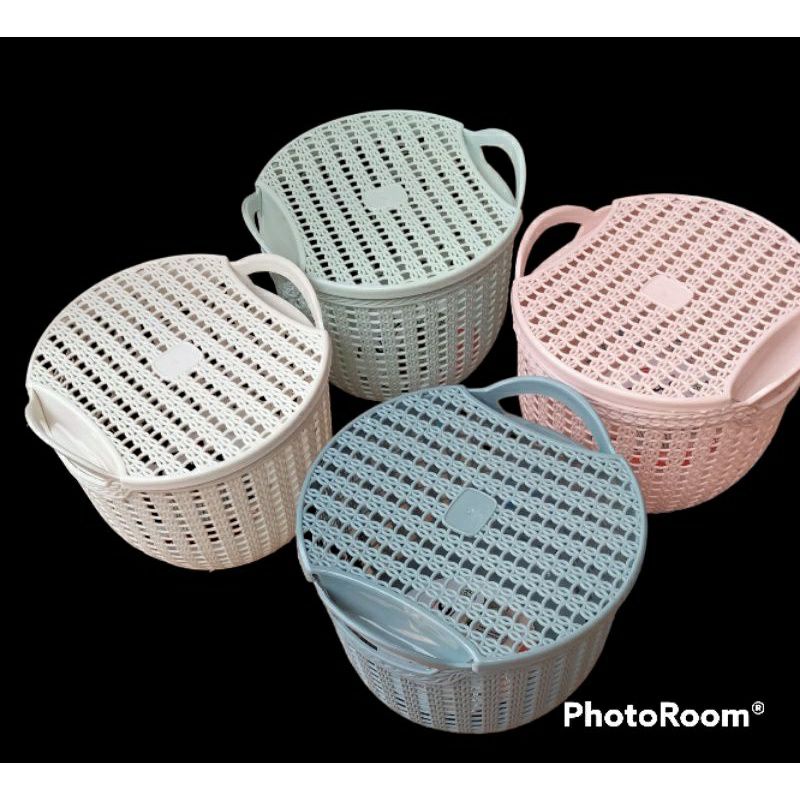 keranjang serbaguna tutup/keranjang topas /keranjang plastik tutup clio