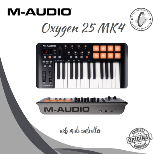 M AUDIO Oxygen 25 MK4 USB MIDI Keyboard Controller