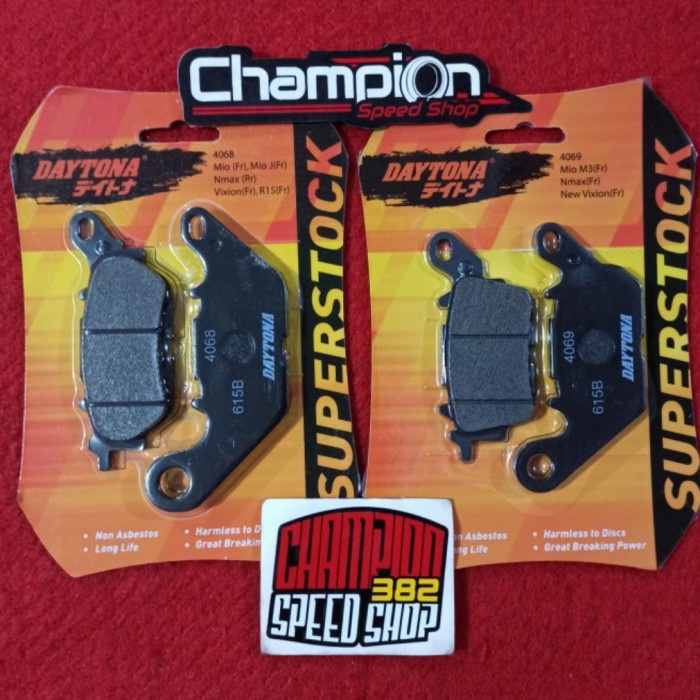 Kampas Rem Kampas Rem Depan Belakang Daytona Superstock Yamaha All New Nmax 2020