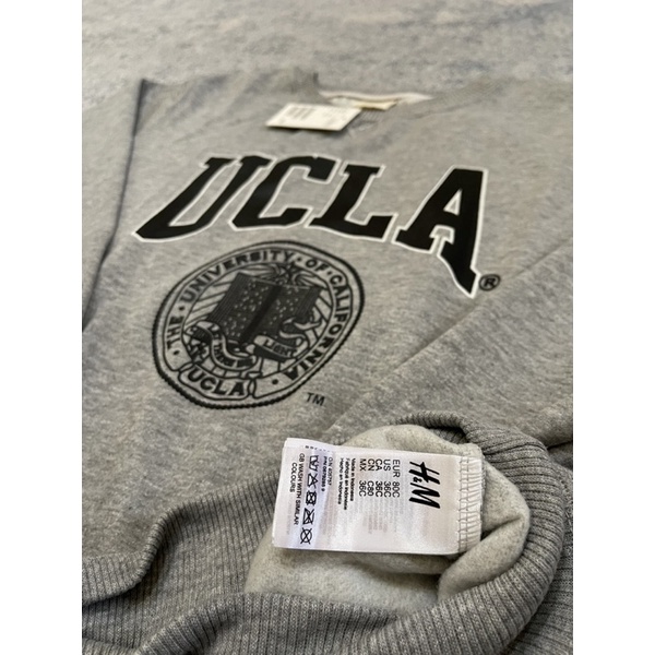 CREWNECK H&amp;M UCLA/WORLALY/ILLINOIS