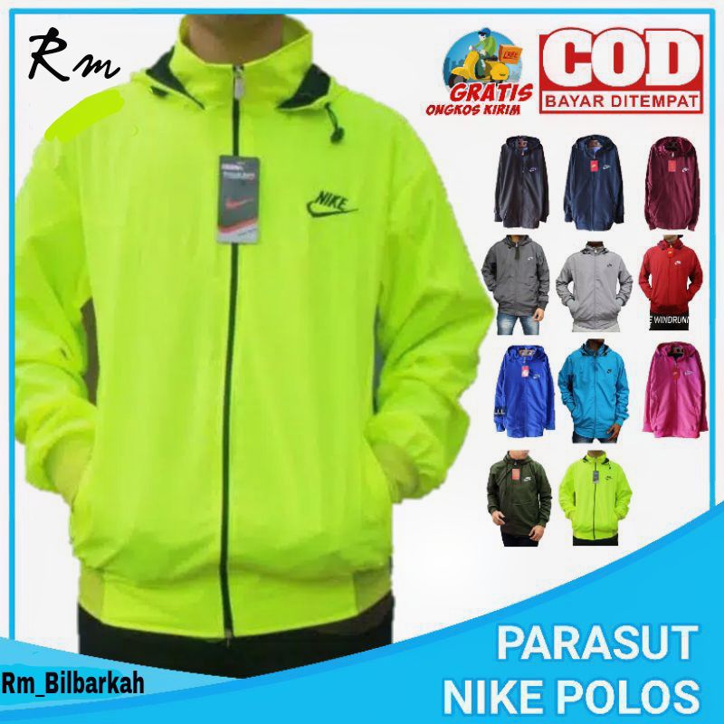 Jaket Parasut Nike windrunner pria Wanita size L XL XXL XXXL