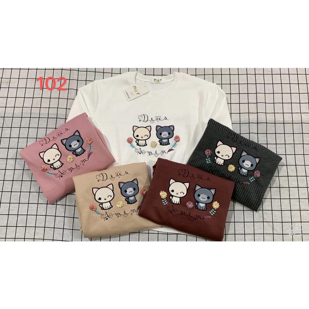 Eefbee - Atasan Kaos Import Lengan Panjang - MF Import