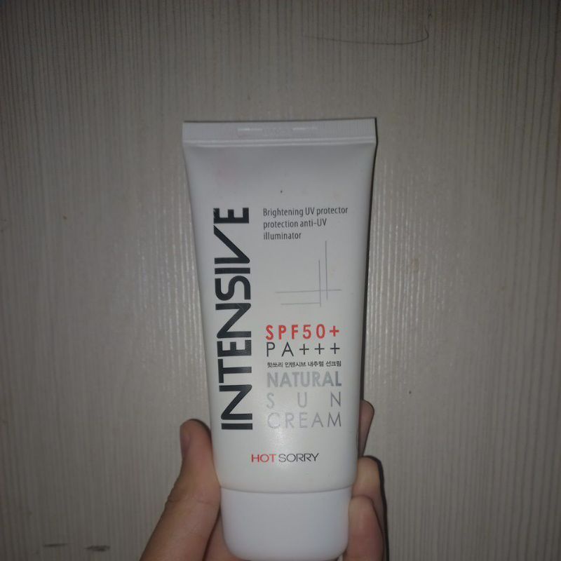 Intensive Natural Sun Cream Hot Sorry