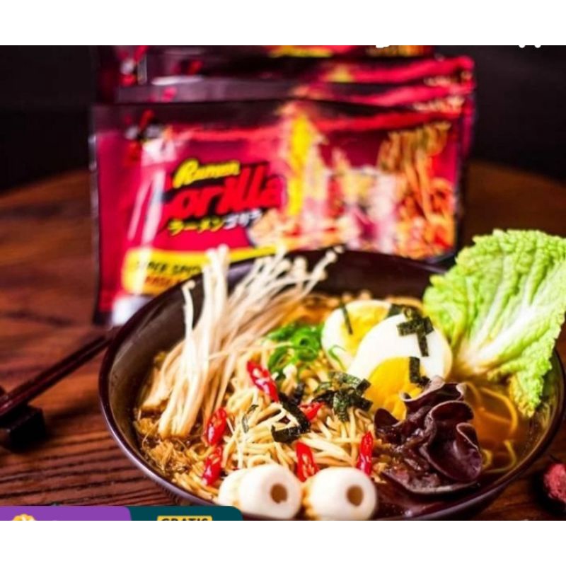 

ramen gorilla kuah pedas level 1 120 g
