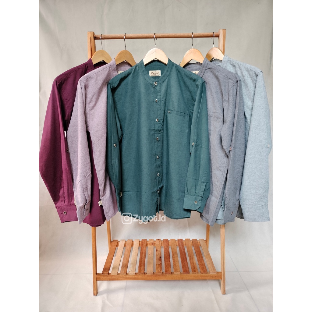 Baju Koko / Baju Taqwa / Baju Muslim Pria Dewasa Lengan Panjang Bahan Casanova Cotton By Zygot