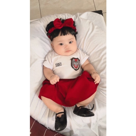 GRATIS Pakai Nama Bayi / Baju Seragam Bayi SD SMP SMA / Seragam Lucu Anak