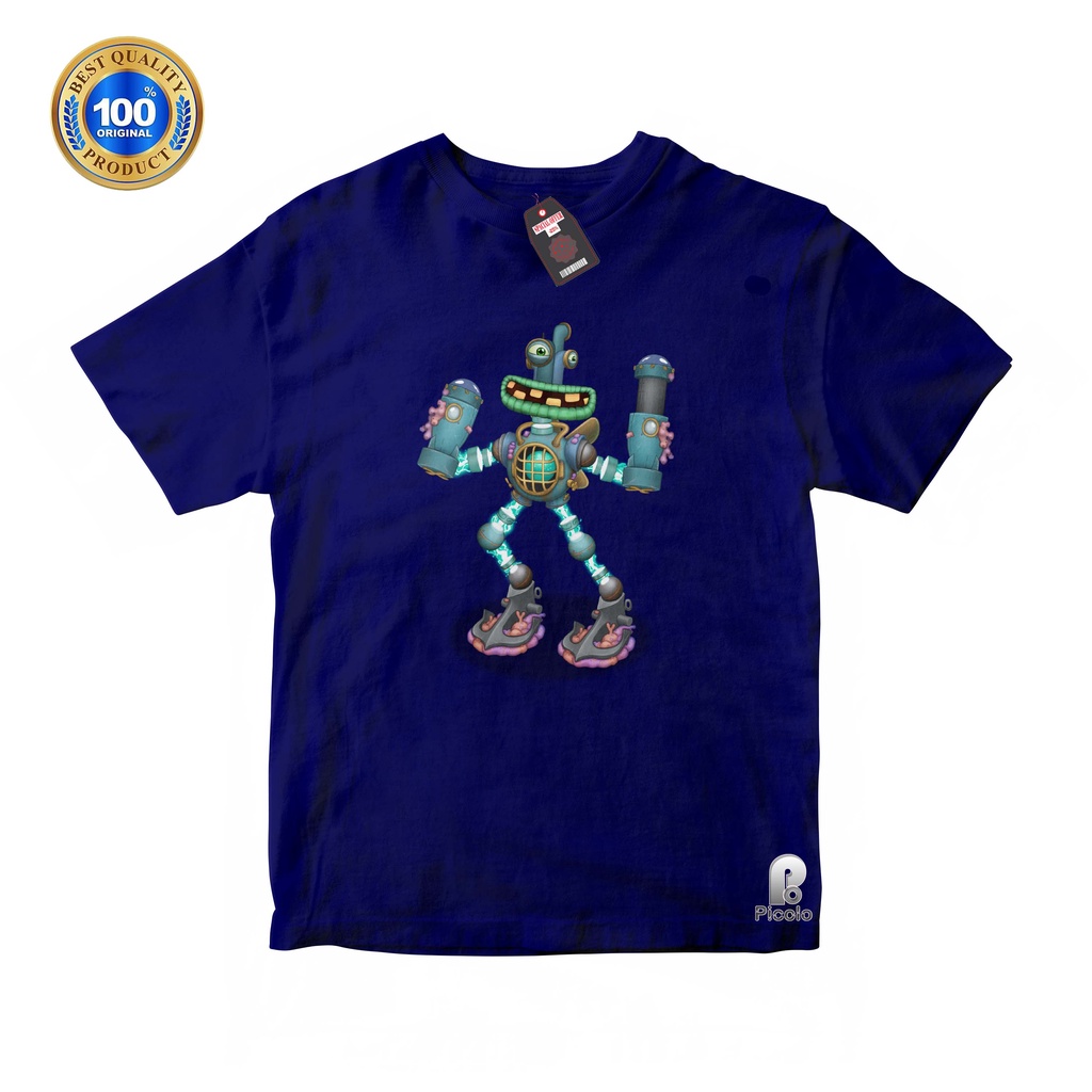 BAJU ANAK KAOS ATASAN ANAK MOTIF EPIC WUBBOX MY SINGING MONSTER UNISEX Bahan COTTUN (FREE NAMA)