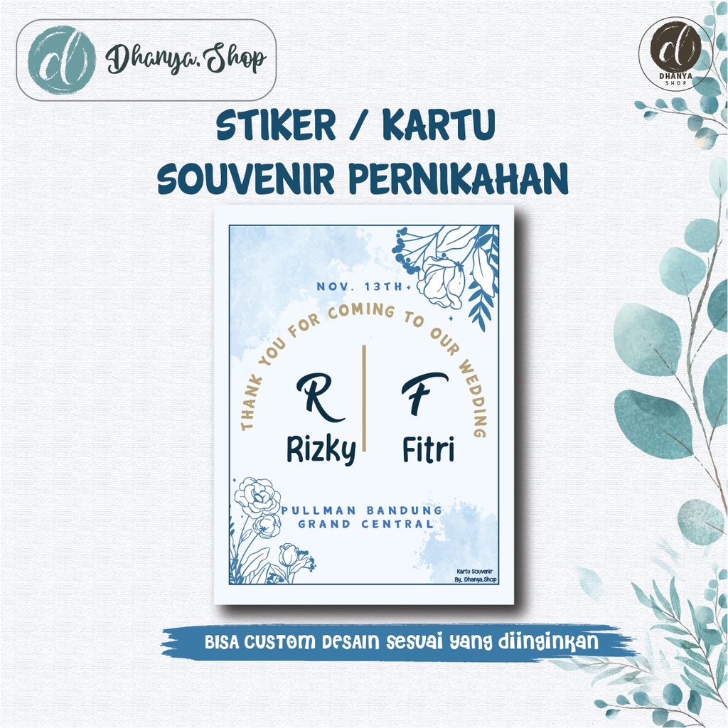 

Sticker Wedding/Stiker Nikah/Souvenir Nikah/Segel Souvenir Nikah (Part 1)