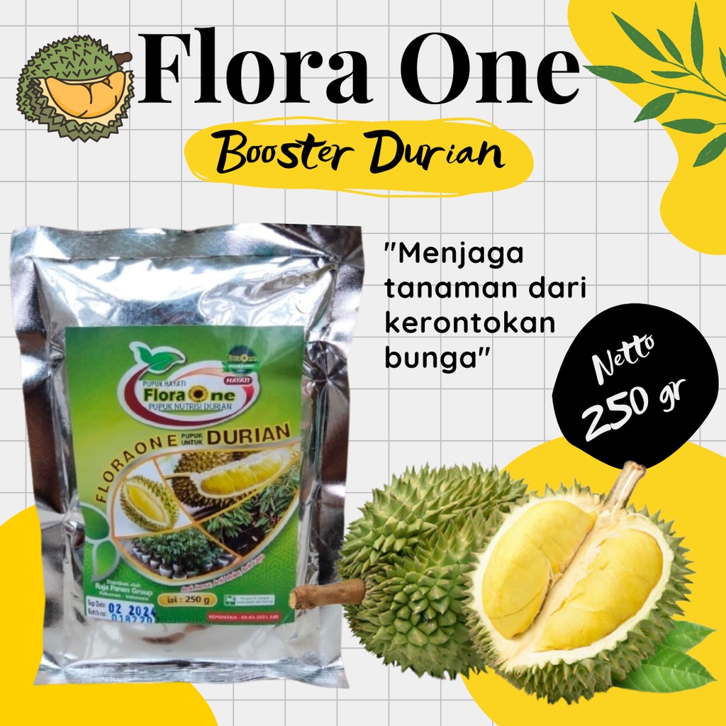 FLORAONE Pupuk Durian Agar Cepat Berbuah, Pupuk Durian Agar Berbuah Lebat