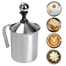 IKILOSHOP 304 Jug Milk Frother Dalgona Maker Mug Stainless Steel Coffee Cappuccino Mokha stock