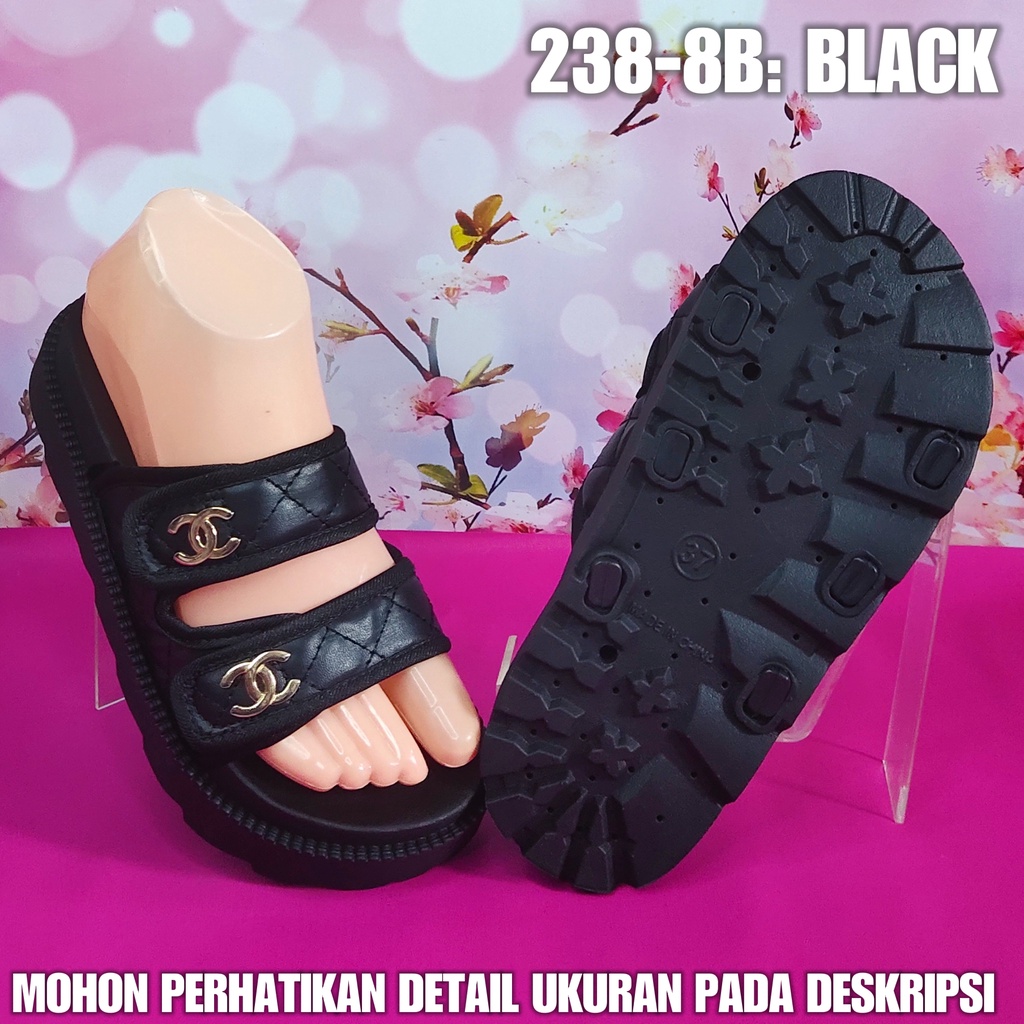 Sandal import perempuan 238 8B Anti slip dan air SDLWW