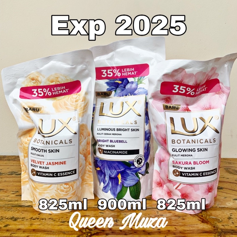 Lux Botanicals Bright Bluebell Niacinamide Jasmine Velvet Sakura Bloom Soft Rose Magical Orchird 900