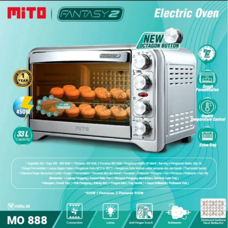 Oven Mito MO-888 33L / Oven MITO Fantasy 2 / OVEN MITO FANTASY 2 MO 888 33 LITER