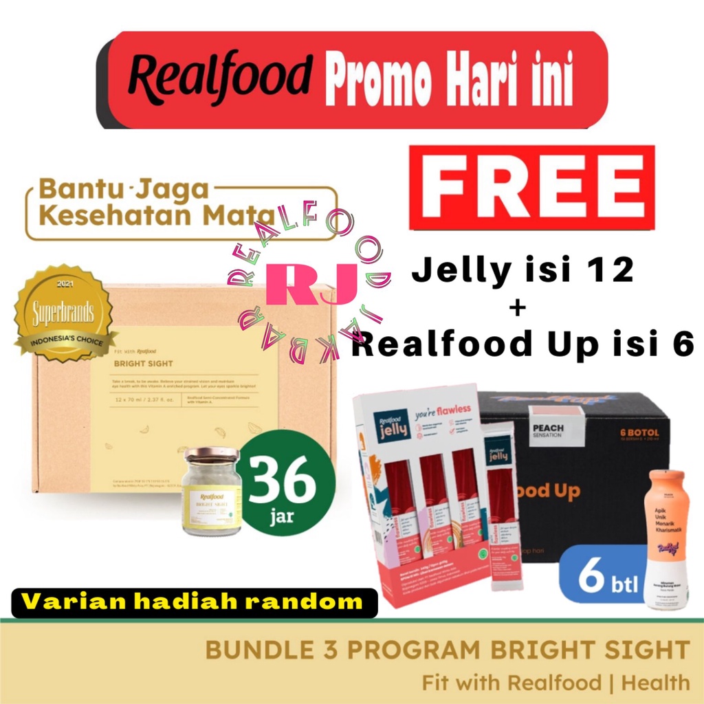 

Realfood Bright Sight Triple Bundle Free Realfood Up