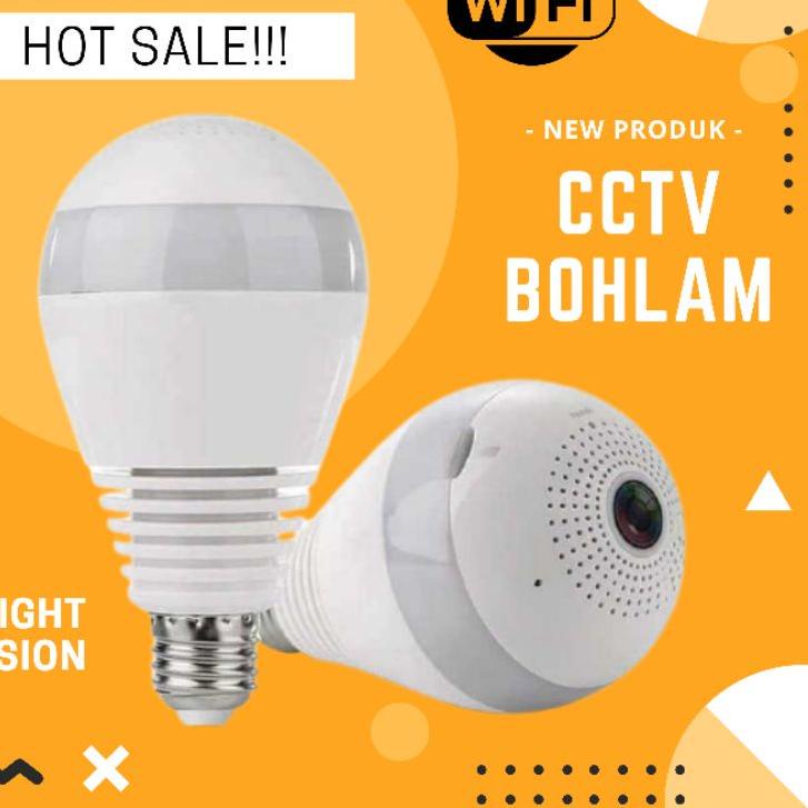 Harga Bersahabat Cctv bohlam v380 kamera lampu ORIGINAL Free Memory 64GB Cctv ip cam