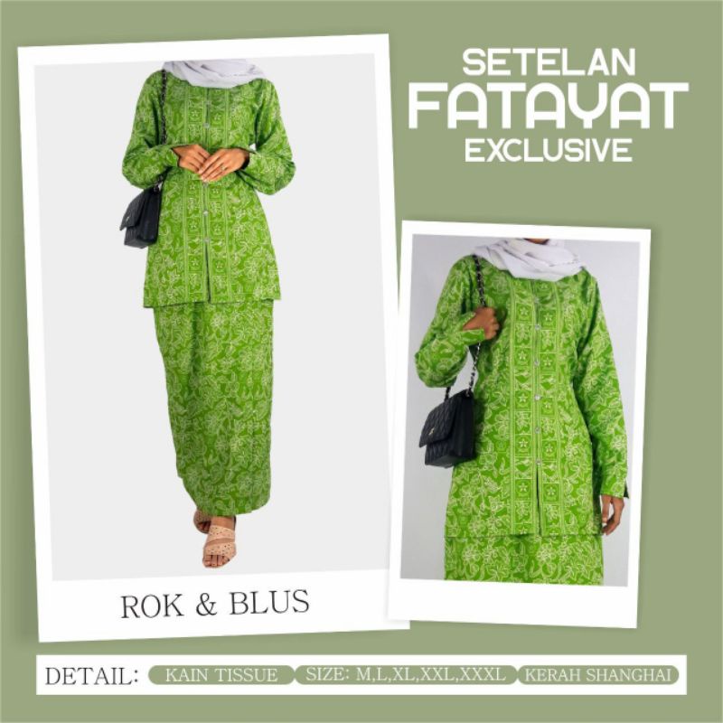 Stelan Fatayat Blus Fatayat Tunik fatayat