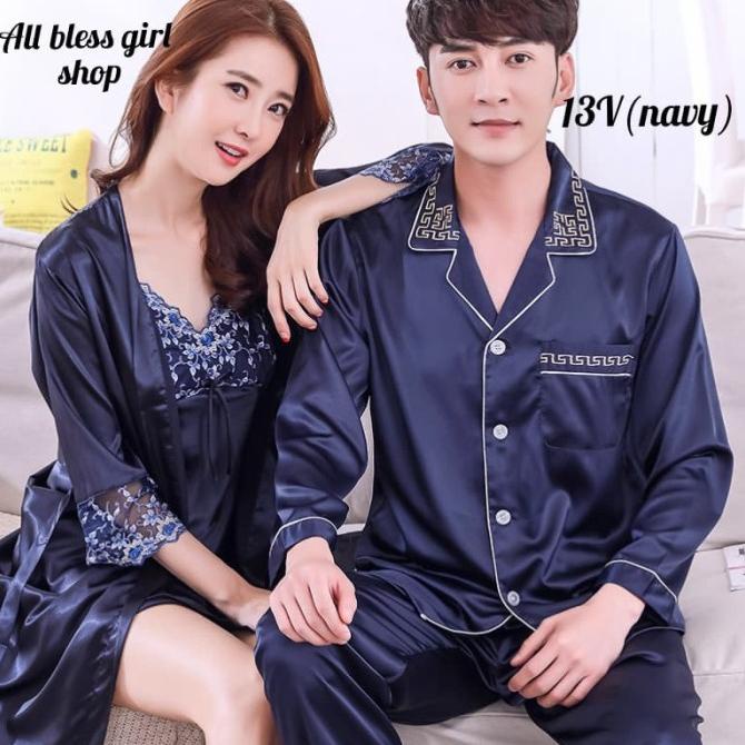 baju tidur couple CANTIK pasangan kimono daster piyama