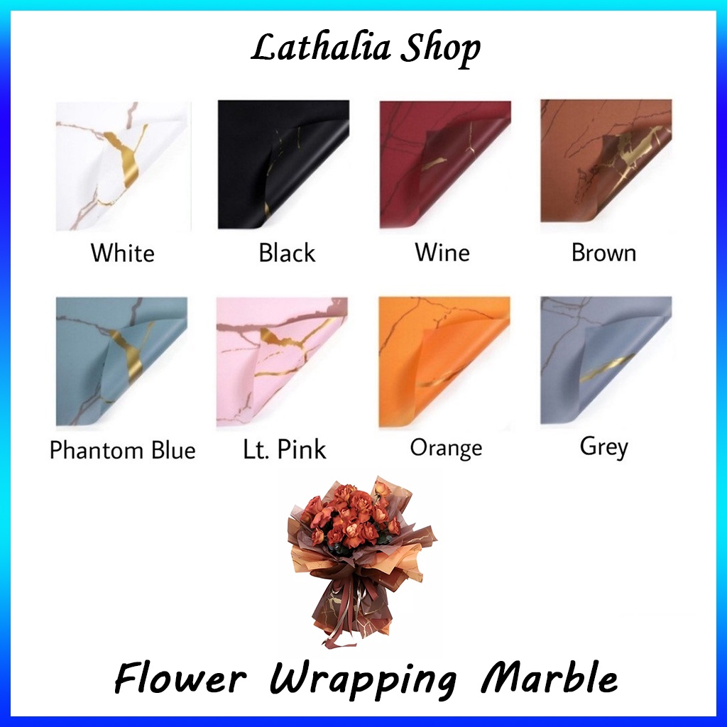 

Kertas Bucket / Flower Wrapping Marble