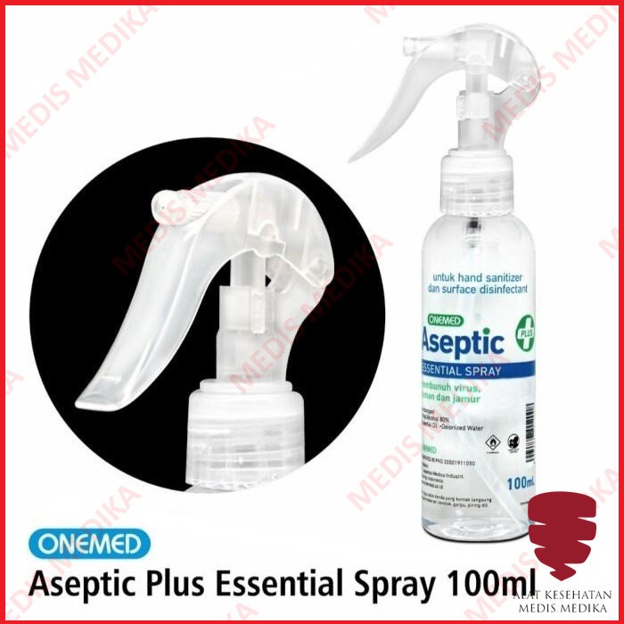 Aseptic Plus Essential Spray 100ml Onemed Hand Sanitizer Liquid Cair