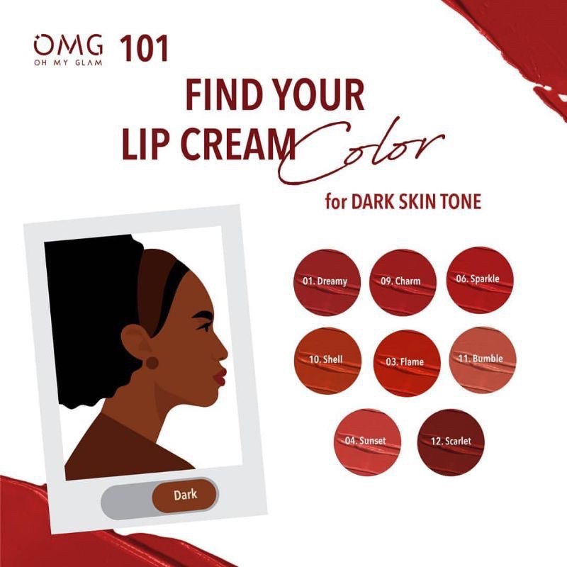 OMG OH MY GLAM Matte Kiss Lip Cream / OMG OH MY GLAM LIP CREAM